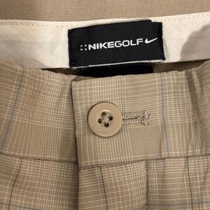 Nike Golf Khaki Plaid Chinos